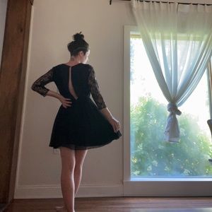 Alice & Olivia dress, size xs but fits more like a small, black